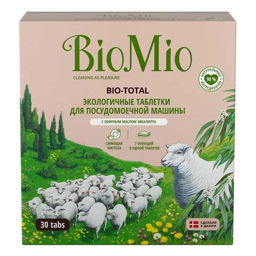 Таблетки для посудомоечной машины BioMio bio-total 30 штук в Самура