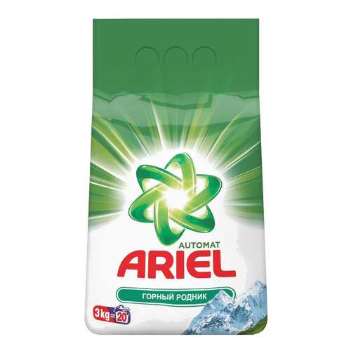 Порошок для стирки Ariel горный родник 3 кг в Самура