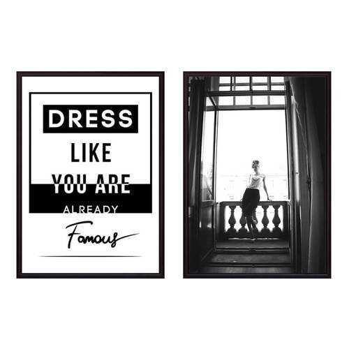 Набор постеров Коллаж Fashion №41 30х50 см в Самура