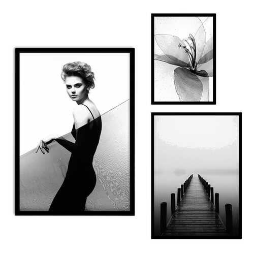 Набор постеров Коллаж Fashion №73 110х100 см в Самура
