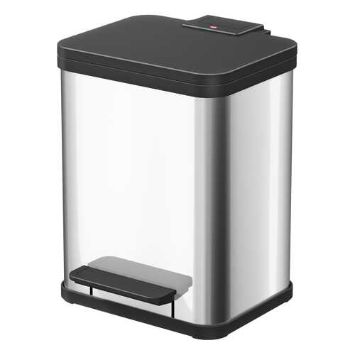Мусорный контейнер Hailo Oko uno Plus M 17л,, Хром,, арт, 0619-200 в Самура