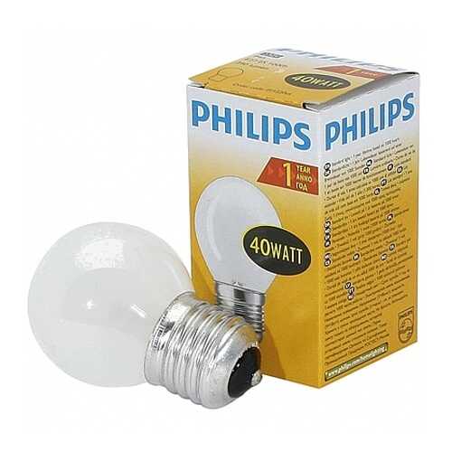 Лампа накаливания PHILIPS A55 40W E27 FR в Самура
