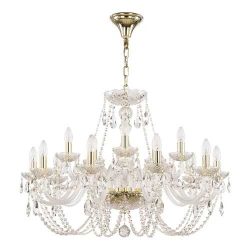 Люстра хрустальная 101/10+5/300 G Bohemia Ivele Crystal в Самура