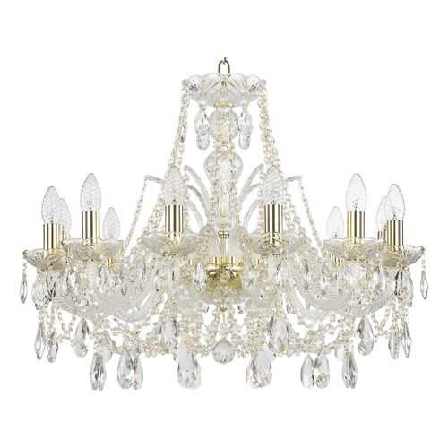 Люстра хрустальная 105/12/240 G Bohemia Ivele Crystal в Самура