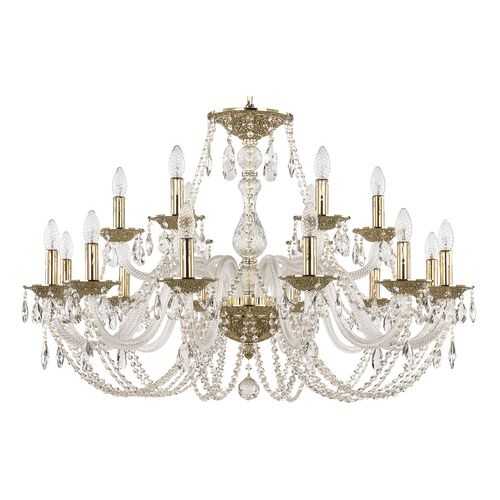 Люстра хрустальная 1601/12+6/360 G Bohemia Ivele Crystal в Самура