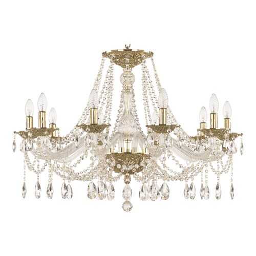 Люстра хрустальная 1607/10/300 G Bohemia Ivele Crystal в Самура