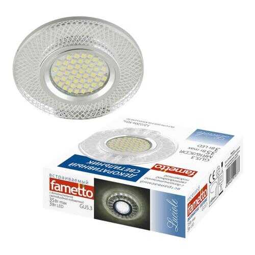 Встраиваемый светильник Fametto Luciole DLS-L154 GU5.3 GLASSY/CLEAR 3D в Самура