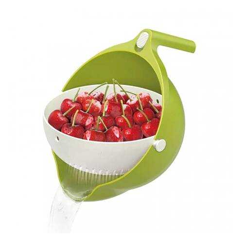 Миска-дуршлаг Mesh strainer зеленый в Самура