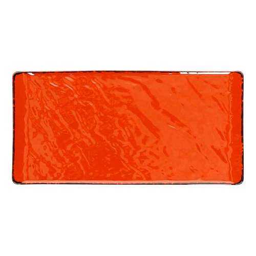 Блюдо прямоугольное 30x15см TOGNANA VULCANIA VEGGIE, цвет красный в Самура