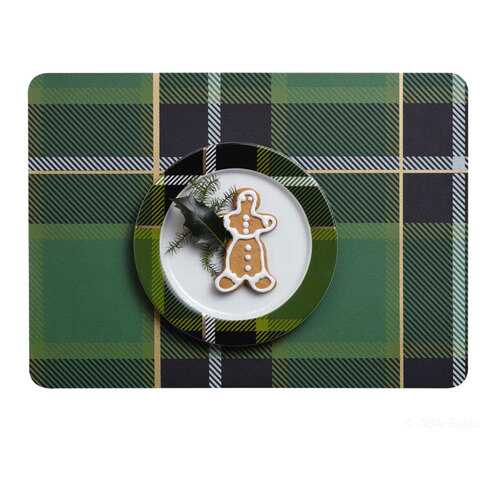 Сервировочная салфетка ASA Selection Tartan 46x33, цвет зеленый в Самура