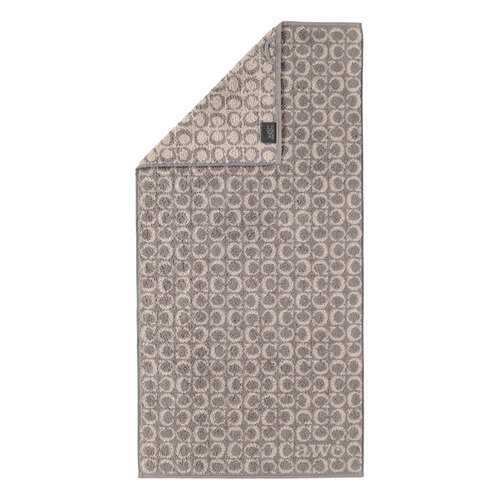 Полотенце 50x100см CAWO TWO-TONE, цвет графит 605/070/080150 в Самура