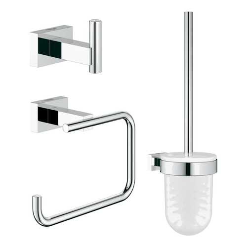 Набор аксессуаров для ванной Grohe Essentials Cube 3 предмета Хром в Самура