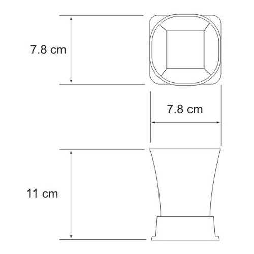Стакан для зубных щеток, Wasserkraft Amper K-5428BLACK в Самура